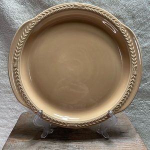 Vintage Universal Potteries Laurella Pattern 13 3/4" Handled Chop/Cake Plate.